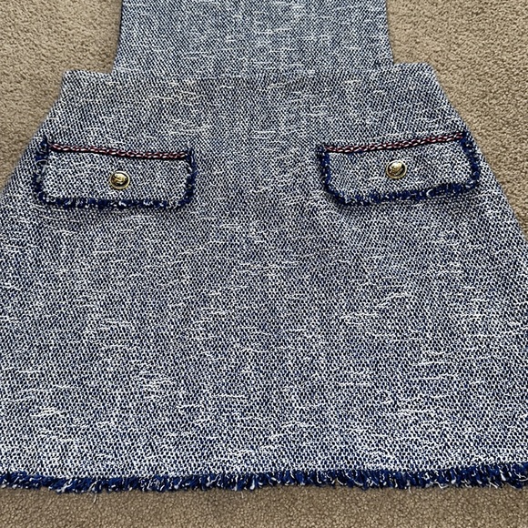 Zara blue tweed mini dress - Picture 13 of 15